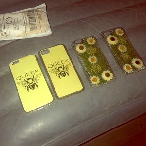 (4) iphone 6 phone cases in good condition